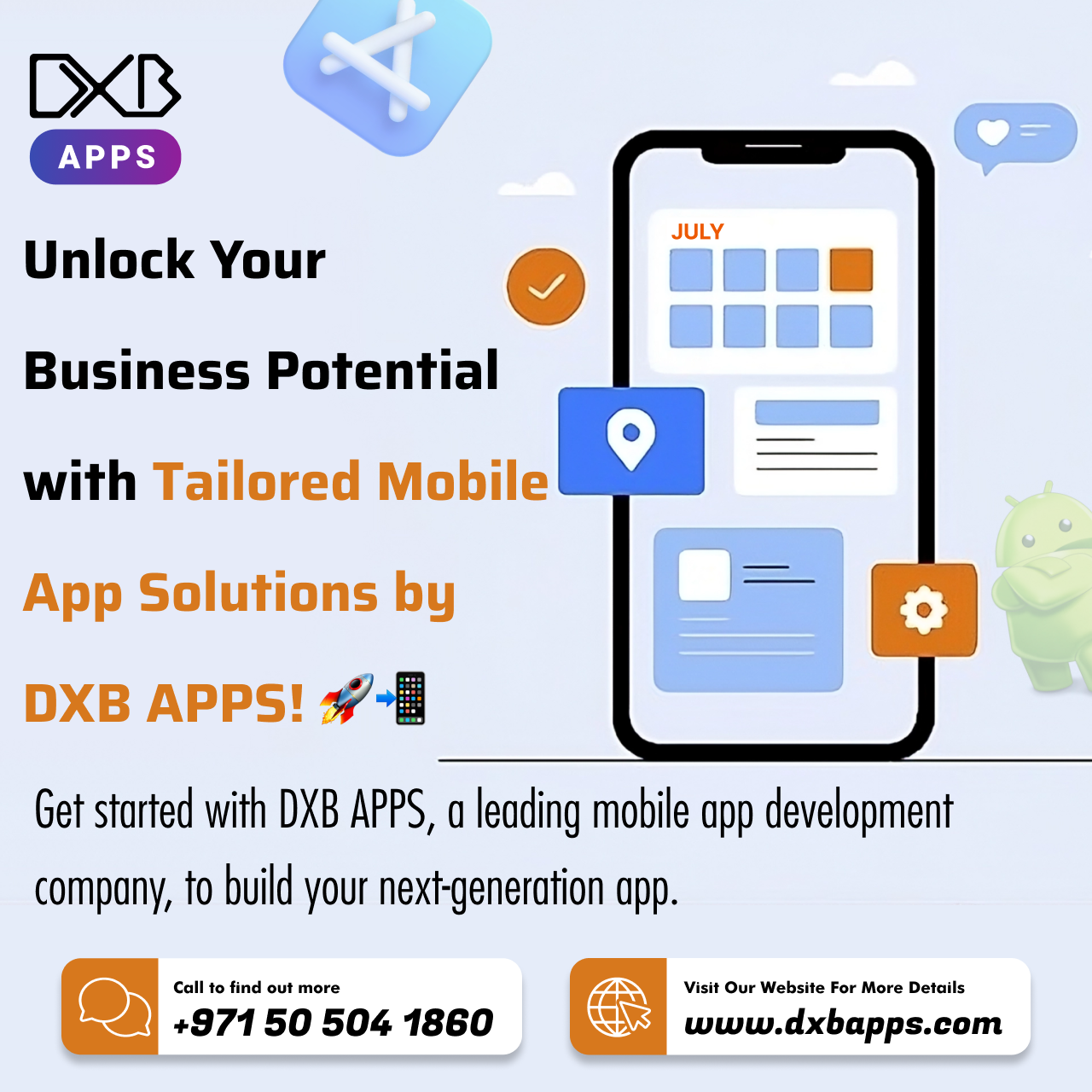 Choose DXB APPS as the top app development Dubai company for top apps